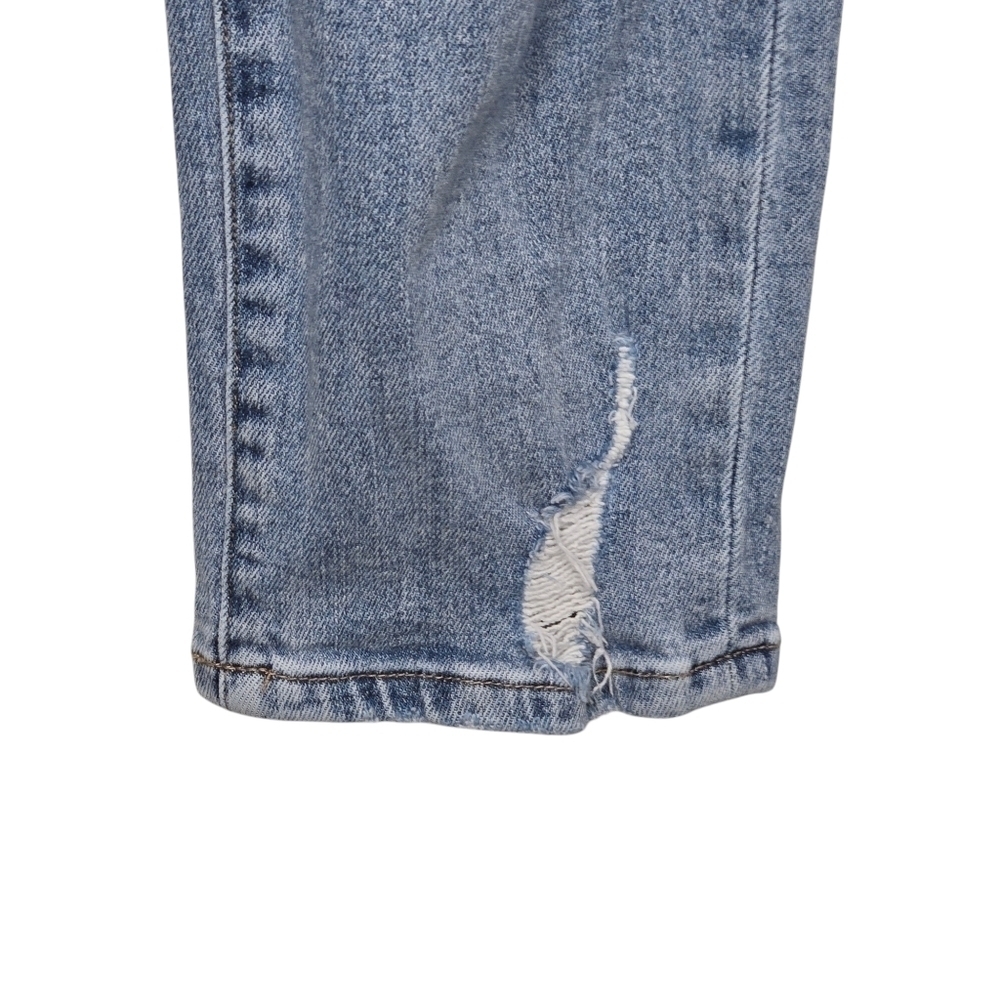 RISEN Womens High Rise Stretch Distressed Medium Wash Denim Jeans Size 15/32 - Picture 3 of 9